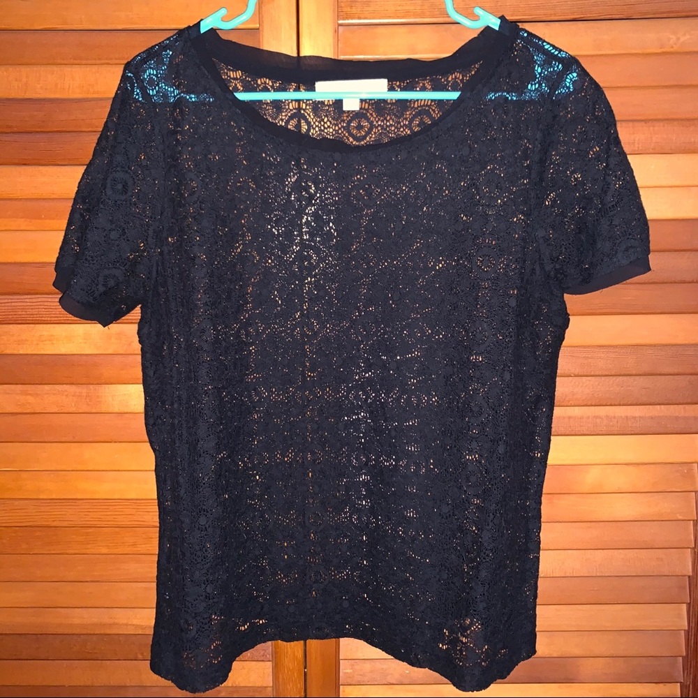 Lace Black Top